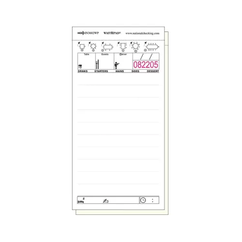 WaitRPad Order Pad Duplicate - pack size 1