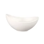 Churchill Alchemy Melamine White Moonstone Bowl 25x19.5x12.4cm 129.9cl - pack size 4