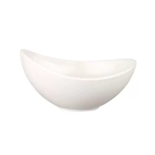 Churchill Alchemy Melamine White Moonstone Bowl 25x19.5x12.4cm 129.9cl - pack size 4