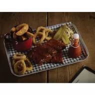 Greaseproof Paper Gingham Print Black 25x20cm - pack size 1