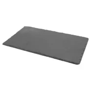 Genware Slate Platter Black 25x13cm - pack size 1