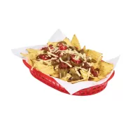 Fast Food Basket Red 27.5 x 17.5cm - pack size 6