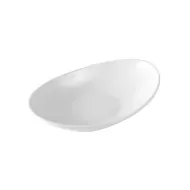 White Melamine Reef Low Dish 60ml - pack size 1
