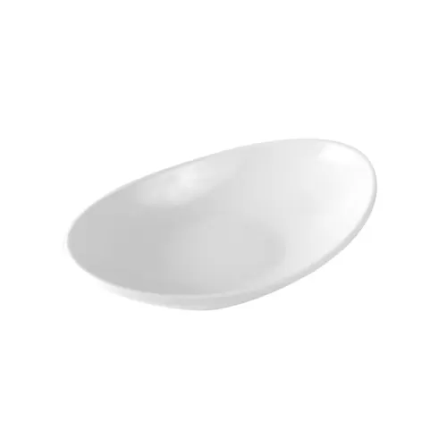 White Melamine Reef Low Dish 60ml - pack size 1