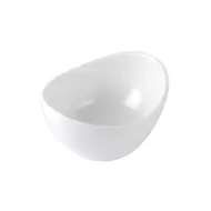 White Melamine Reef Small Oval Bowl 60ml - pack size 1