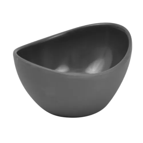 Grey Matt Melamine Reef Small Oval Bowl 60ml - pack size 1