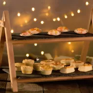 Artesà 2 Tier Slate & Wood Serving Stand - pack size 1