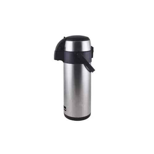 Chefmaster Stainless Steel Airpot - Pump Type - 2.5 Litre - Plain - pack size 1