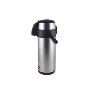 Chefmaster Stainless Steel Airpot - Pump Type - 3 Litre - Plain - pack size 1