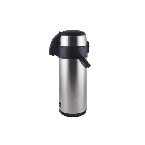 Chefmaster Stainless Steel Airpot - Pump Type - 3 Litre - Plain - pack size 1