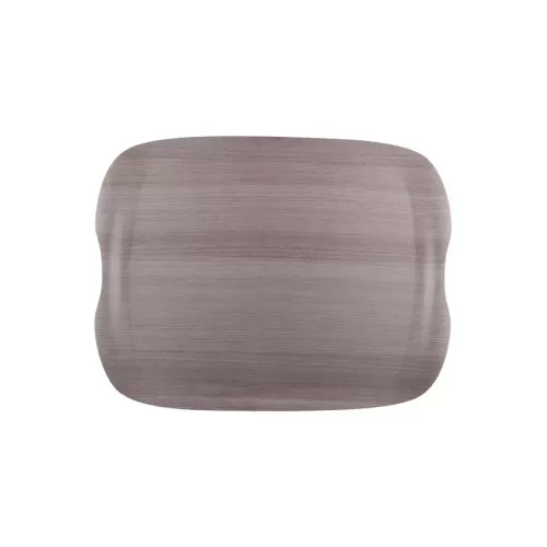 Roltex Tray Wave 43cm x 23cm Grey Wood - pack size 1