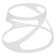 Clear Polycarbonate Twist Riser 100mm 4 in - pack size 1