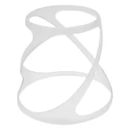 Clear Polycarbonate Twist Riser 150mm 6 in - pack size 1