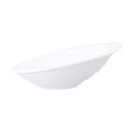 Mirage Dune Melamine Round White Buffet Bowl 33cm 2 Litre 70.4oz - pack size 1
