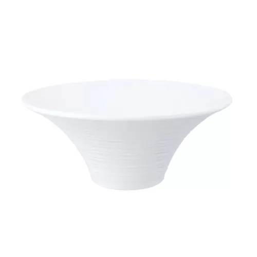 Mirage Oasis Melamine White Round Flared Bowl 28cm - pack size 1