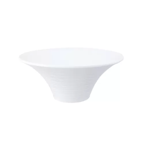 Mirage Oasis Melamine White Round Flared Bowl 24cm - pack size 1