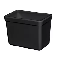 Mirage Tundra Melamine Black Rectangular Croc 13x8.1x10 cm 0.6 Litre - pack size 1