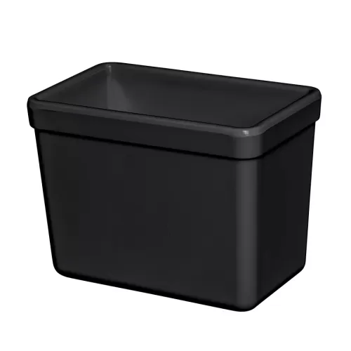 Mirage Tundra Melamine Black Rectangular Croc 13x8.1x10 cm 0.6 Litre - pack size 1