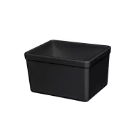 Mirage Tundra Melamine Black Rectangular Croc 16.2x13x10cm 1.5 Litre - pack size 1