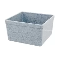 Mirage Tundra Melamine Grey Rectangular Croc 17.3x16.2x10cm 2 Litre - pack size 1