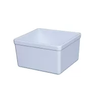 Mirage Tundra Melamine White Rectangular Croc 17.3x16.2x10cm 2 Litre - pack size 1