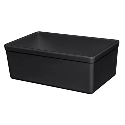 Mirage Tundra Melamine Black Rectangular Croc 16.2x26x10cm 3.2 Litre - pack size 1