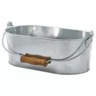 Galvanised Steel Oval Table Caddy - pack size 1