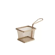Copper Serving Fry Basket 10x8x7.5cm - pack size 1
