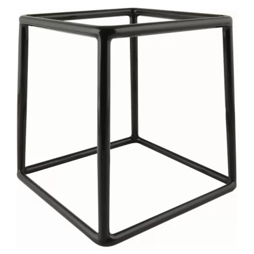 Genware Black Anti Slip Buffet Riser 18x18cm - pack size 1