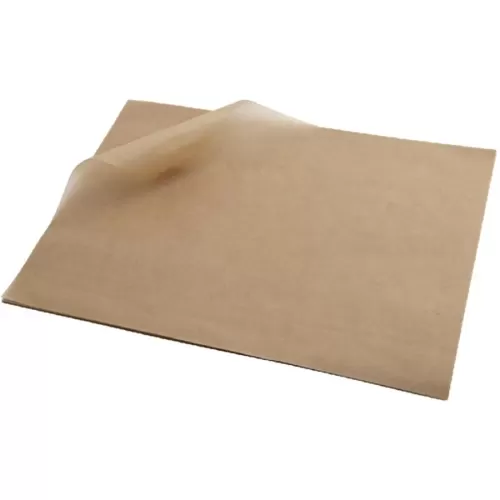 Greaseproof Paper 25 x 35cm (1000 Shts) Brown - pack size 1