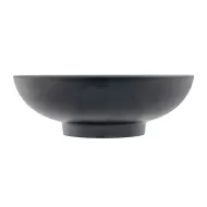Mirage Fusion Melamine Black Round Ramen Bowl 22.5x7.5cm 1.45 Litre 51oz - pack size 6