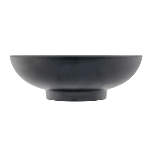 Mirage Fusion Melamine Black Round Ramen Bowl 22.5x7.5cm 1.45 Litre 51oz - pack size 6