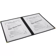 American Style Clear Menu Holder 2 Page - pack size 1
