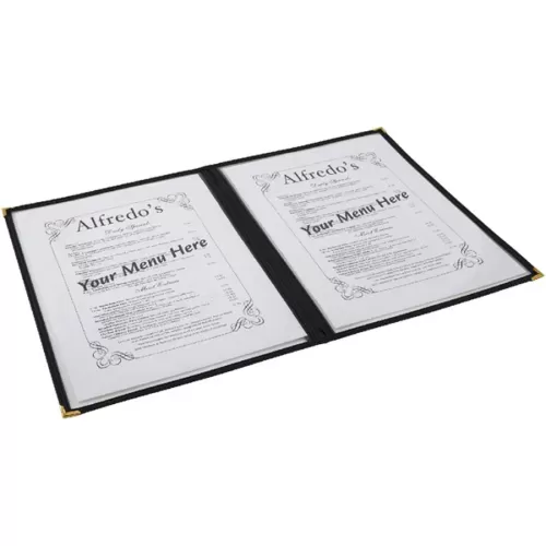 American Style Clear Menu Holder 2 Page - pack size 1