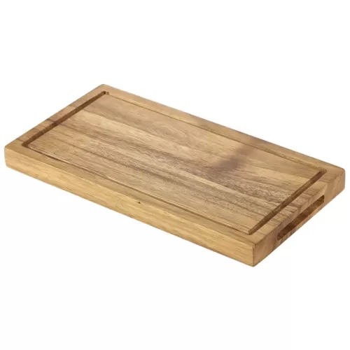 Acacia Wood Serving Board 25x13x2cm - pack size 1