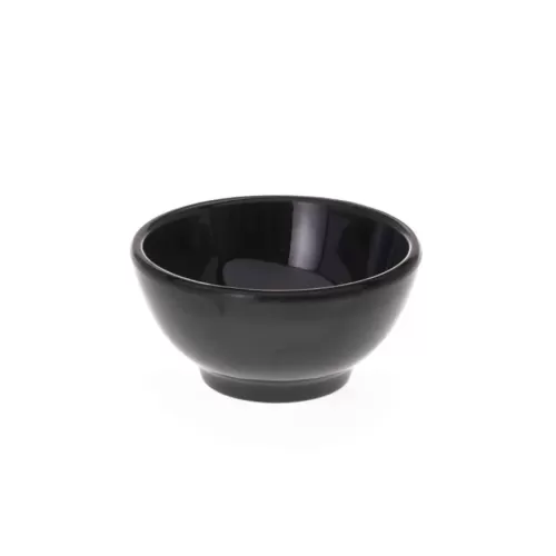 Melamine Round 10cm Black Bowl - pack size 1