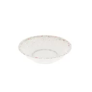 Dalebrook White Casablanca Melamine Round Bowl 19x5cm 600ml - pack size 1