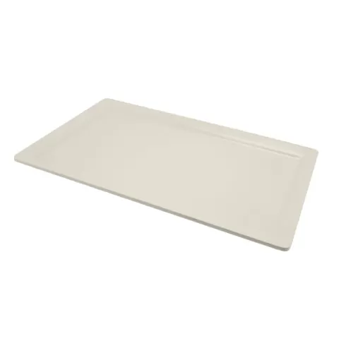 White Melamine Platter Gastronorm 1/1 53 x 32cm - pack size 1