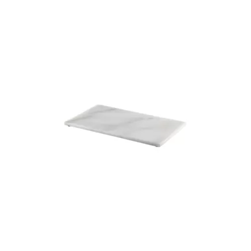 White Marble Platter 32 x 18cm Gastronorm 1/3 - pack size 1