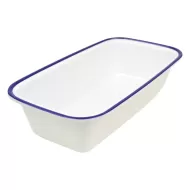 Enamelware Melamine 1/3 Size Dish 176 x 325 x 80mm - pack size 1