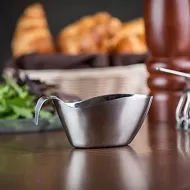 Stackable Sauce Boat Stainless Steel 90ml (3oz) - pack size 1