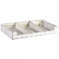 Rustic Wooden Display Crate White Wash Finish - pack size 1
