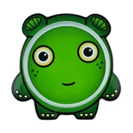 Dalebrook Childrens Collection Melamine Nettle the Monster Plate 245x240x22mm - pack size 1