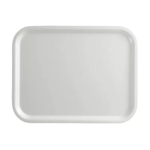 Cambro Capri Laminated White Rectangular Tray 46x36cm - pack size 24