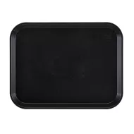 Cambro Fast Food Polypropylene Black Rectangular Tray 40x30cm - pack size 1
