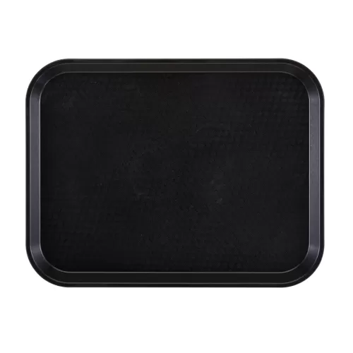 Cambro Fast Food Polypropylene Black Rectangular Tray 40x30cm - pack size 1
