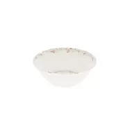 Dalebrook White Casablanca Melamine Round Rice Bowl 13x6cm 230ml - pack size 1