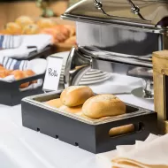 1:3 Gastro Serving & Display Crate, Black. - pack size 1