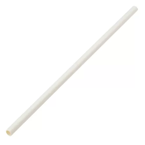 Utopia Paper Solid White Straw 8