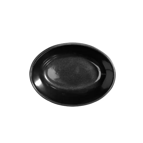 Churchill Cookware Vitrified Porcelain Metallic Black Round Pie Dish 13.5cm 50cl 17.6oz - pack size 12